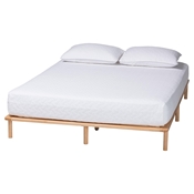 Baxton Studio Calhoun Japandi Queen Size Bed Frame